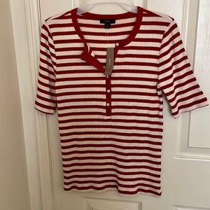 NWT J. Crew Striped Henley